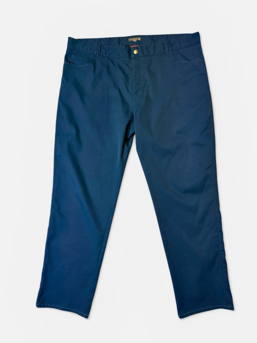 Peter Millar mens 42x32 blue solid crown comfort performance golf pants EUC